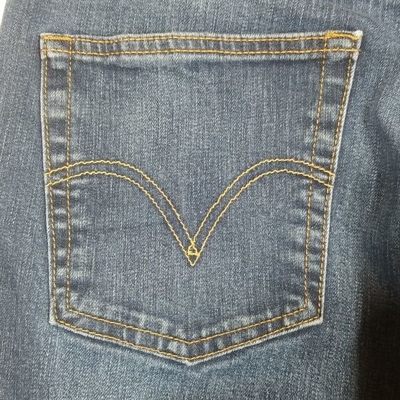 Levi’s 514 Jeans Men's Size 36/32 Slim Straight Leg 5 Pocket Denim Blue - Picture 6 of 9